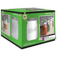 Mini Jar Mini-mth 4oz 4pk