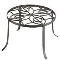 Ls Plant Stand Iron 16" Blk