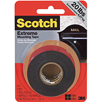 Scotch Mounting Tape Blk