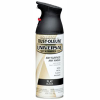 Rust-o Spray Univ Flat 12oz Blk