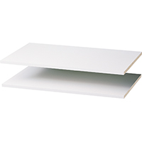 Ez Track Adj. Shelf 2pk 35"
