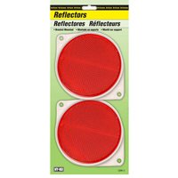 Red Reflector 3.25" Carded