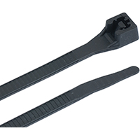 Cable Tie Dbl Lock Blk Nylon