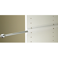 Ez Track Wardrobe Rod 13"x1"