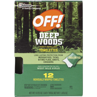 Off! Deep Woods Towelettes 12pk