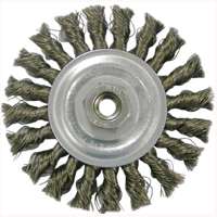 Knot Wheel Brush 4" Crs