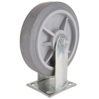 Plate Caster Tpr Rigid 8"x2"