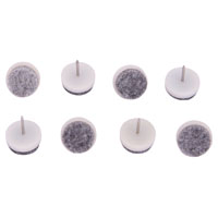 Ps Plastc/felt Glide 3/4" 8pk