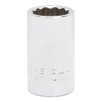 Socket 15mm 1/2"dr 12pt