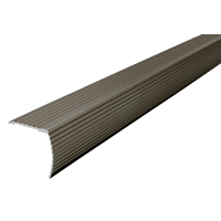 M-d Stair Edgng Fluted 72" Brwn