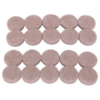 Ps Felt Pads Rnd Hd Beige 20cd