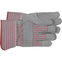 Boss Glove Split Leather Gry/red