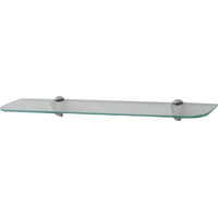 Straight Decor Glass Shelf 24"