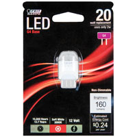 2w Led G4 Base Tubular 20w Eq