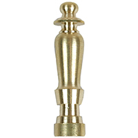 Lamp Finial 2" Solid-brs