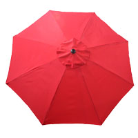 9' Market Umbrella Red