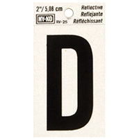 2" Reflective Ltr D