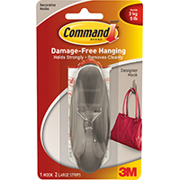 Command Hook Brsh-nkl Lrg