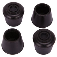 Ps Leg Tip 3/4" Rnd Rbbr 4cd