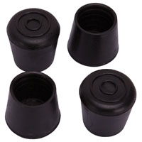 Furniture Rbbr Leg Tip 1-1/8"