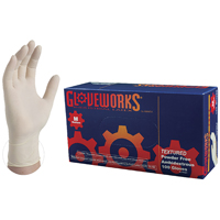 Glove Latex Powder-free 4mil Lrg