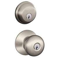 Schlage Combo Dead Bolt Brs-nkl