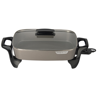 Skillet Elec W/glass Cover Prest