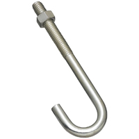 Nh 2195bc J-bolt 3/8"x5" Zn