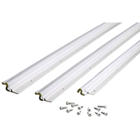 Jamb Weatherstrip Alum/vinyl Wht