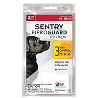 Sentry Fiproguard F&t Dogs 45+
