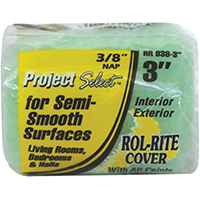 Linzer Roller 3" 3/8"nap Grn