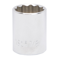 Socket 7/8" 1/2"dr 12pt