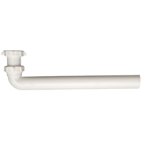 Pp Drain Tube 1.5"x15" Sj Wht
