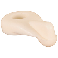Clip Flush Panel Nylnwht