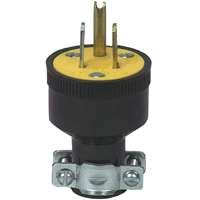 Eaton Rbbr Plug Grnd 3wr Blk