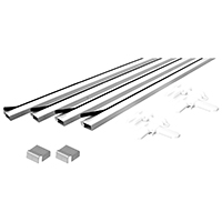 Screen Kit 5/16"x3" Wht 36"x36"