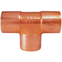 Tee Copper 1in C X C X C