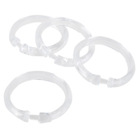 Shower Curtain O-ring Clr 12pc