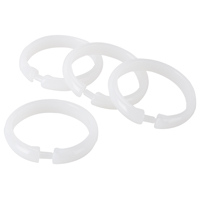Ss Shower Curtan Ring Frost 12pc