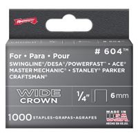 Wide Staples 1/4" 1000bx