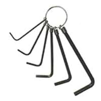 Hex Key Set Key Ring 6pc