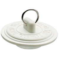 Pp Drain Stopper 1.5" Wht