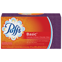 Puffs Basic Tissue 180ct