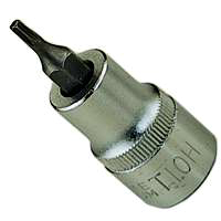 Socket T10 Star Bit 3/8"dr