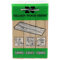 Nelson Pine Wood Shims 6" 9bg