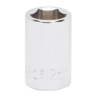 Socket 12mm 3/8"dr 6pt