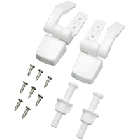 Pp Toilet Seat Hinge Plastc Wht