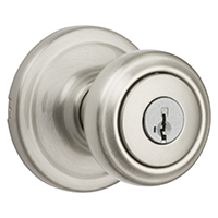 Ks Entry Knob Keyed Stn-nkl