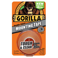 Gorilla Mtg Tape 1"x60" Clr