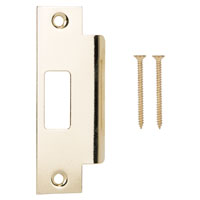 Ps Door Strike Plate 4" Brs